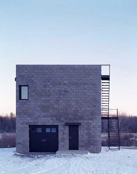 diseño de vivienda unifamiliar moderna de hormigón